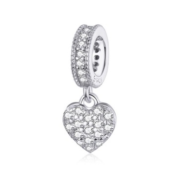 Charms Sere Seduszko Pave Zawieszka Srebro 925