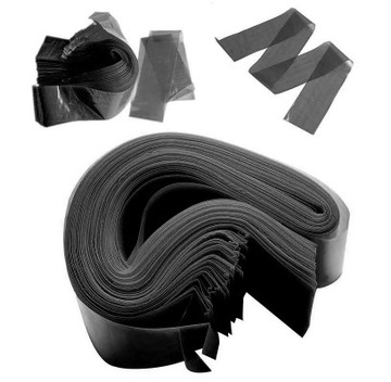 Защитная пленка для зажима и кабеля, черная, 100 шт.