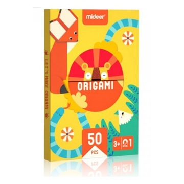 Mideer LEVEL UP 01 - Origami układanka - Zwierzęta 50szt
