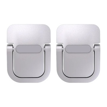 ALUMINIOWE NÓŻKI DO LAPTOPA CHŁODZENIE MINI STOJAK SREBRNE