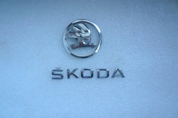 Skoda Emblemat Logo Znaczek Napis Tył Oryginalny
