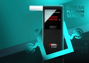 Электрохимический алкотестер Xblitz Ether + мундштуки x5