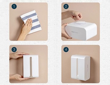 Настенный держатель для бумажных полотенец в коробке для салфеток для кухонных офисных салфеток