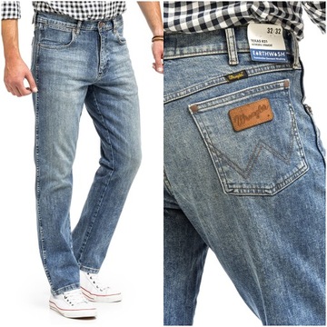 WRANGLER TEXAS MĘSKIE SPODNIE JEANSOWE W32 L32