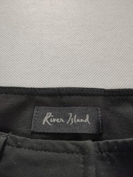 RIVER ISLAND ELEGANCKIE SPODNIE 3/4 W KANT rozm 32