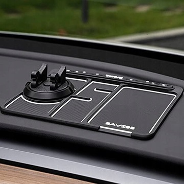 Противоскользящий автомобильный коврик для телефона 4в1