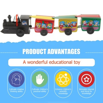 ИГРУШКИ ДЛЯ МАЛЬЧИКОВ Заводной Рождественский РЕТРО-ПОЕЗД