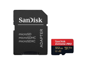 Karta pamięci SANDISK Extreme PRO microSDXC 512GB