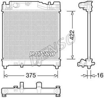 DENSO DRM50056 RADIÁTOR