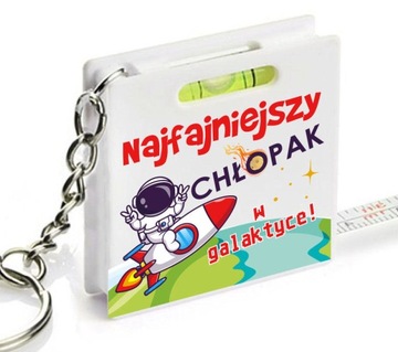 Dzień Chłopaka Brelok Miara Poziomica Prezent