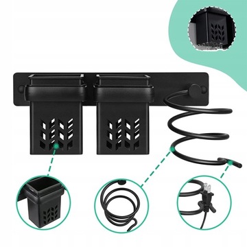 Держатель для фена, подставка-выпрямитель, 1 шт.