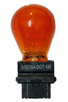 ŻARÓWKA PY27/7W 12V pomarańczowa 3157 USA