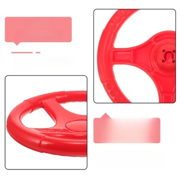 МУЗЫКАЛЬНЫЙ РУЛЬ КРАСНЫЙ