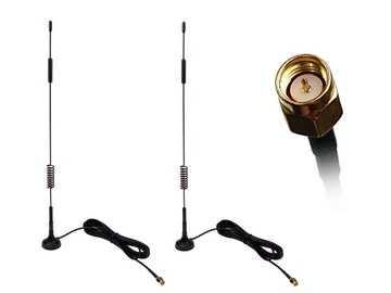 2x ANTENA INTERNETOWA ROUTERA MODEMU 3G 4G LTE SMA
