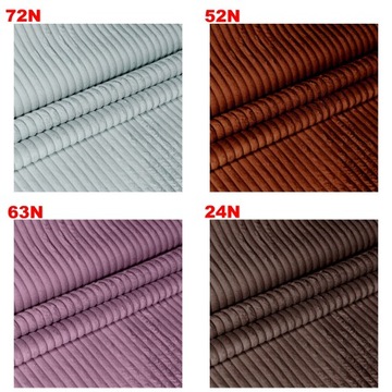 Обивочная ткань 0,5М в полоску Вельвет Велюр Обивочный материал Коллекция MIX