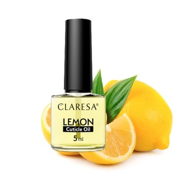 CLARESA oliwka do skórek paznokci zapachowa cytrynowa LEMON 5ml