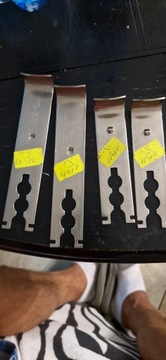 zestaw 2 zapinki przednie +2 tylne +4 osie do PK30/PK40 Mesko