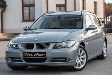 BMW Seria 3 E90-91-92-93 2007 BMW Seria 3 330xd 231KM Panorama Duza Navi SKora Alu PDc NOWY ROZRZAD, zdjęcie 4