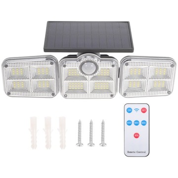 LAMPA ŚCIENNA DO GARAŻU LAMPA SOLARNA LAMPA BEZPIECZEŃSTWA ZEWNĘTRZNA SZKŁO