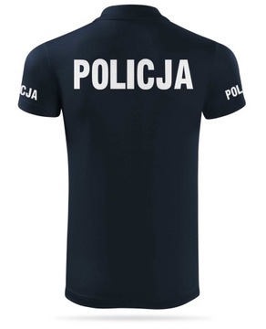 Дышащая рубашка-поло со светоотражающим узором POLICE