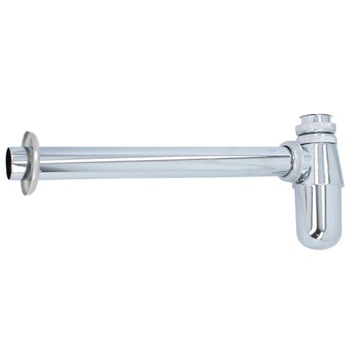 Полусифонная бутылка для умывальника, раковина для умывальника 1 1/4 дюйма, металлический хромированный слив