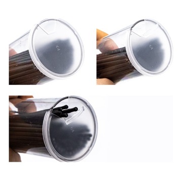 Бархатные микрощеточки для ресниц 1мм Черные