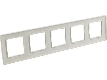 Legrand NILOE Ramka pięciokrotna biała 665005