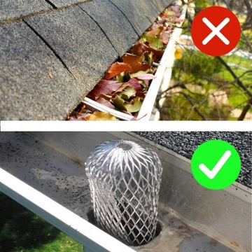 4x ЖЕЛОБОЧНЫЙ ФИЛЬТР ЛИСТОЧНЫЙ ФИЛЬТР КОРЗИНА ДЛЯ ОЧИСТИТЕЛЯ ЖЕЛОБОВ