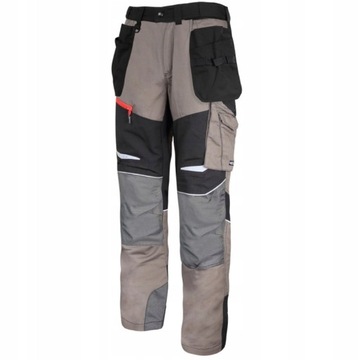 Spodnie Monterskie Robocze SlimFit Khaki Lahti Pro