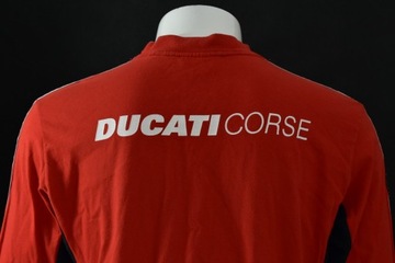 ducati corse italia cienka bluza long racing motor roz L
