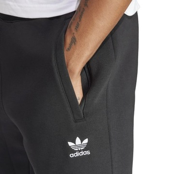 Spodnie dresowe męskie adidas Trefoil Essentials Pants bawełniane czarne XL