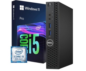 Komputer Stacjonarny Dell OptiPlex 3070 Micro i5 9Gen 16GB 512GB SSD WIN11