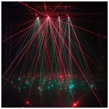 LIGHT4ME SPIDER STROBO LASER Светодиодный эффект многоступенчатый световой эффект