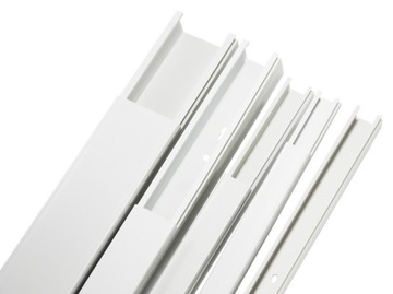 LISTWA KANAŁ KABLOWY KORYTKO POKRYWA 40x25 2m BIAŁA