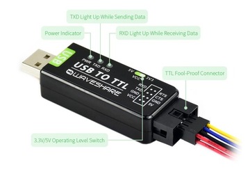 FT232 USB UART 3,3 В 5 В TTL преобразователь ARDUINO