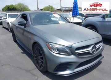 Mercedes Klasa C W205 2019 Mercedes-Benz Klasa C 2019, 3.0L, 4x4, 43 AMG, od ubezpieczalni 3.0 Benzyna