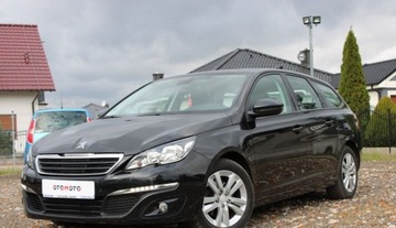 Peugeot 308 II SW 1.6 BlueHDi 120KM 2015 Peugeot 308 1.6D 120KM LEDY navi kamera zadban...