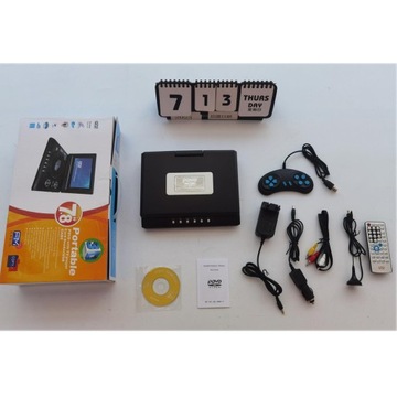 ПОРТАТИВНЫЙ DVD-ПЛЕЕР С ТВ/FM/USB 7,8
