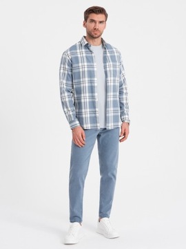 Spodnie męskie jeansowe OM-PADP-0148 blue M defekt