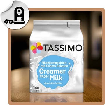 Молочные капсулы для эспрессо-машины Tassimo Creamer From Milk MILK FOAM 16 шт.