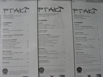 Бюллетень BIRDS OTOP - 3 выпуска 1, 2, 3/2004 г.