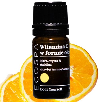WITAMINA C W OLEJU TETRAIZOPALMITYNIAN ASKORBYLU ANTYOKSYDANT 5 ML ECOSPA