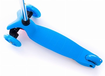 ТРЕХКОЛЕСНЫЙ ДЕТСКИЙ САМОКАТ TOBBI-TOYS БАЛАНСИРОВАНИЕ КОЛЕСА LED СИНИЙ