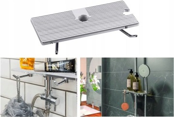 GROHE смеситель для душа + тропический душ Reihe 25x19 с полочкой для косметики