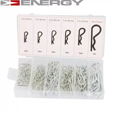 ZAWLECZKI STALOWE ODGIETE 150 SZTUK - NE00634