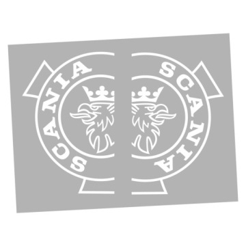 Naklejki na lampy do Scania S