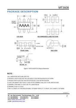MT3608 Повышающий преобразователь, 2–24 В в 2–28 В USB