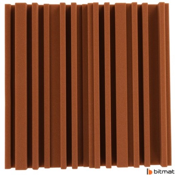 ДЕКОР Акустическая ПАНЕЛЬ для игровой комнаты на стену, декоративная коричневая, 7 см