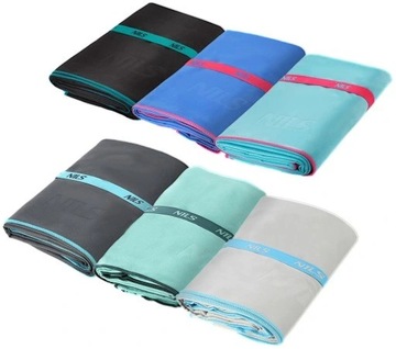 Быстросохнущее пляжное туристическое полотенце из микрофибры 140х70 см NILS NCR11