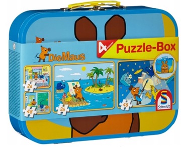 Schmidt Puzzle Box 55597 Мышь 4 Пазлы 3+